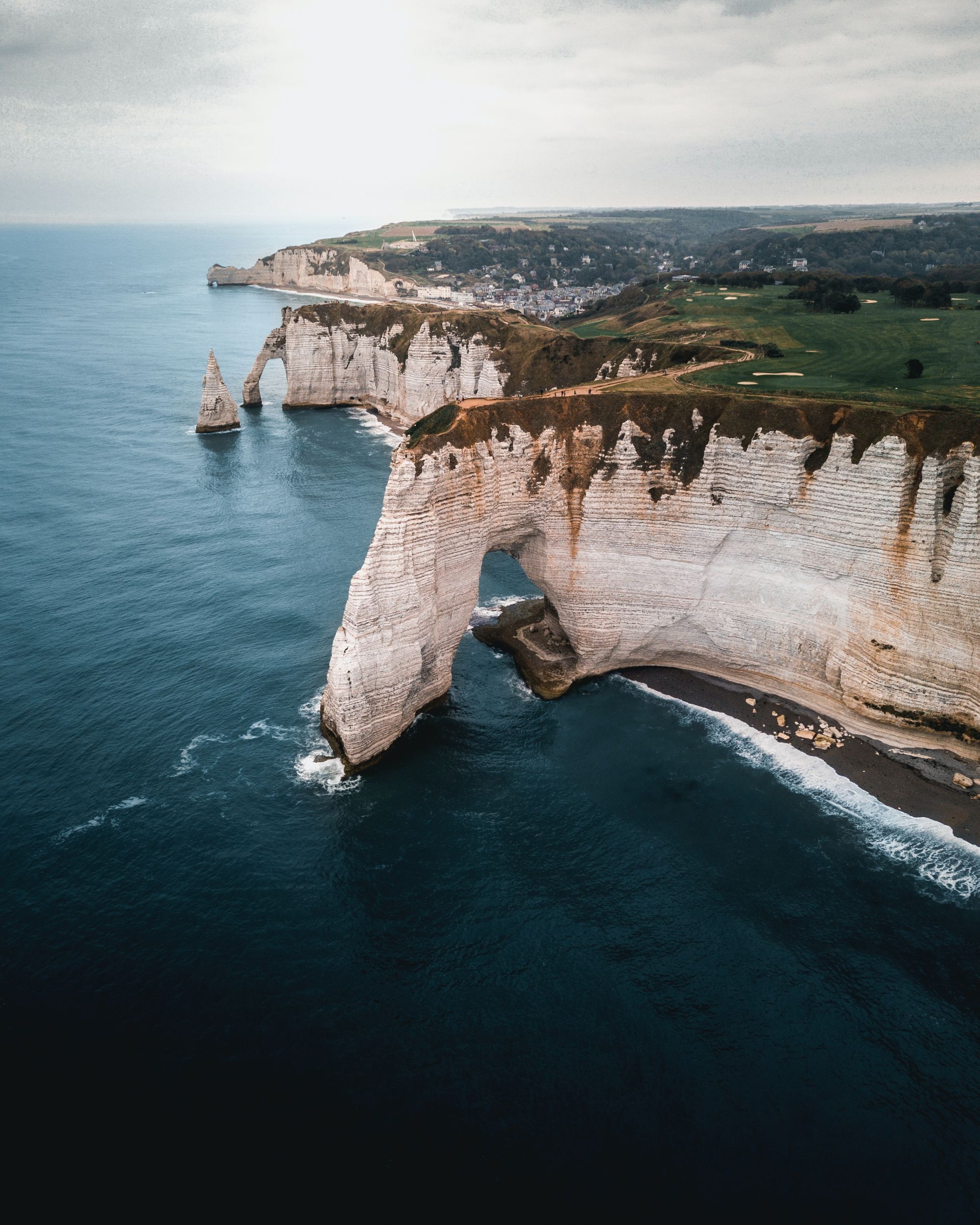 Die Klippen von Étretat