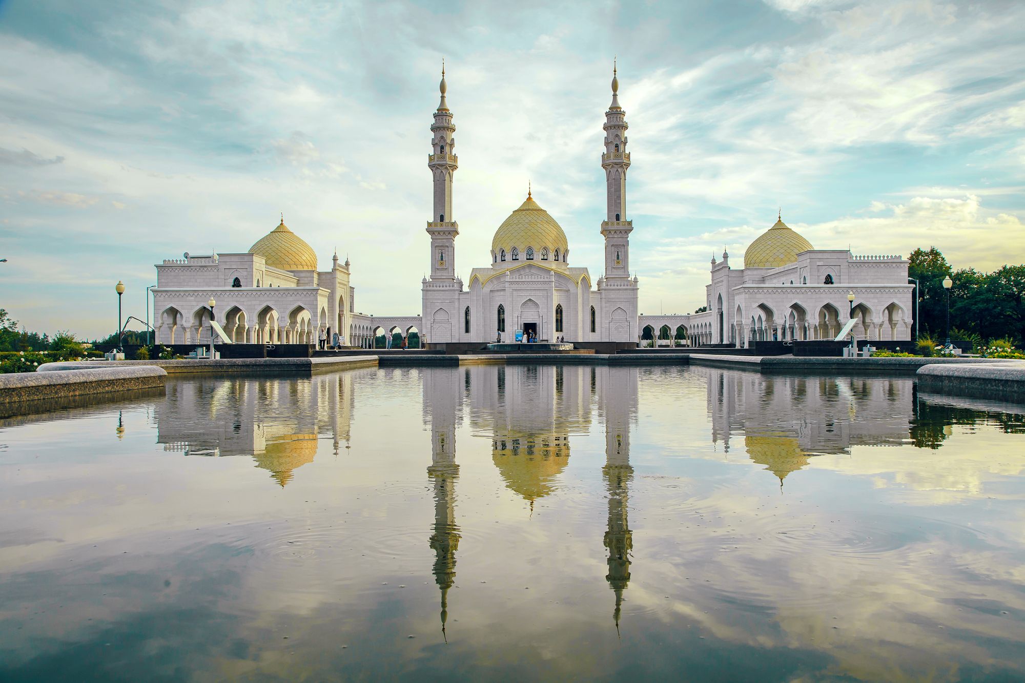 White mosque of the Bulgarians. Bolgar, Russia.