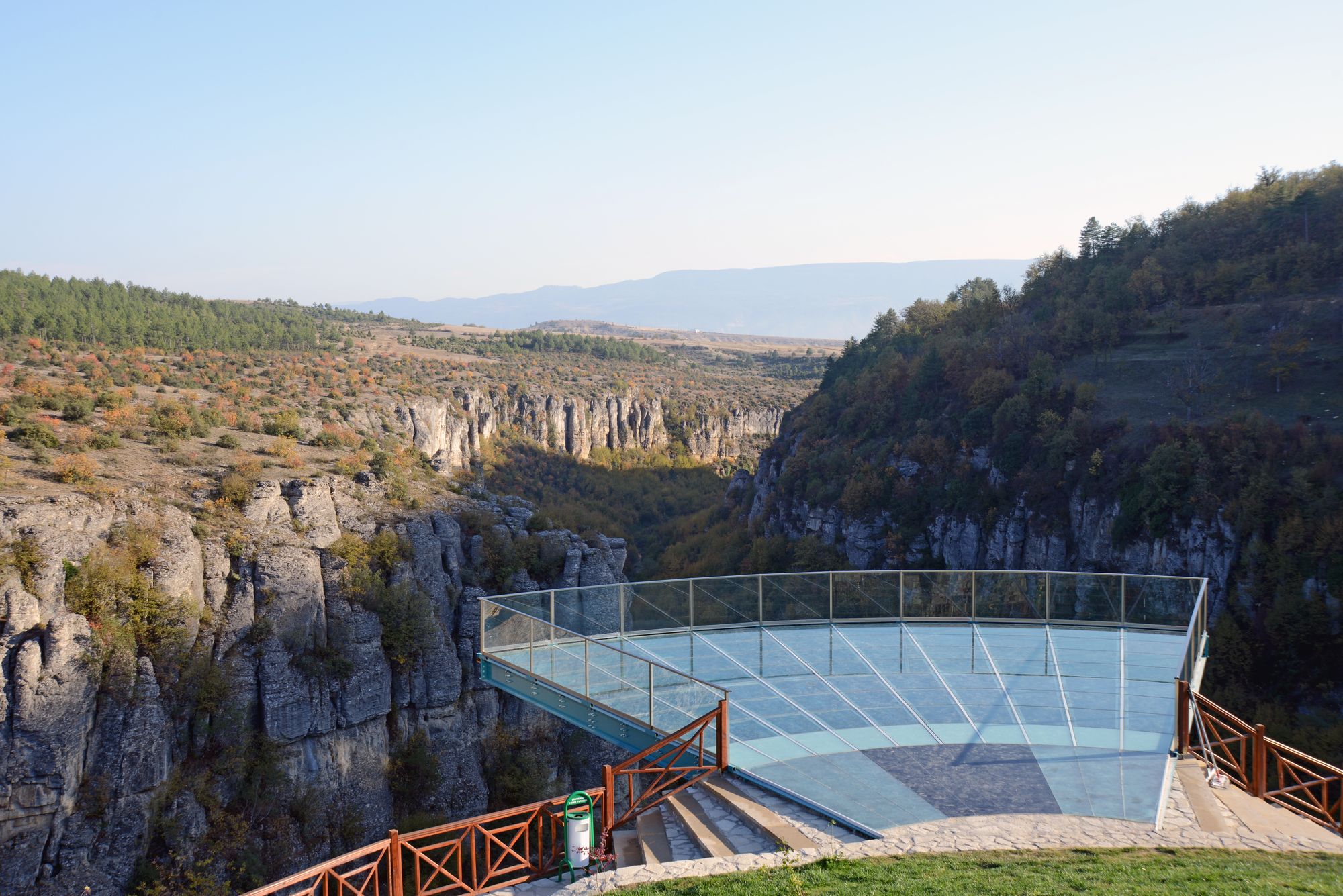 Crystal Glass Terrace above Tokatli Canyon